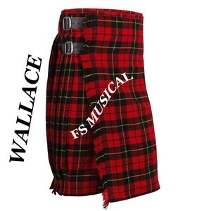 New Men's 5 Yard Scottish Kilts Tartan Kilt 13oz